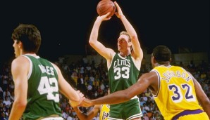 NBA: Boston Celtics (1981-87) - 3 NBA-Titel: Das Team um Larry Bird duellierte sich das ganze Jahrzehnt über mit den Showtime Lakers und gehört zu den besten überhaupt