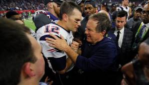 New England Patriots (2001-heute) - 6 Titel: Die wohl größte und längste Dynasty der NFL-Geschichte. Für alle sechs Titel das Herzstück: Quarterback Tom Brady und Head Coach Bill Belichick.