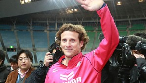 Diego Forlan stürmte von 2014 bis 2015 für Osaka