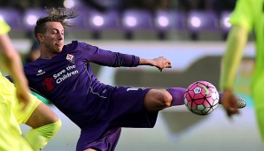 Platz 1: Federico Bernardeschi (Fiorentina), Großchancen: 5, Quote: 100 Prozent - Tore insgesamt: 10