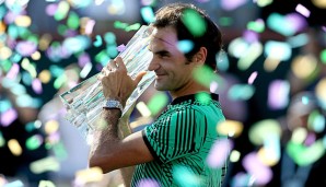 Roger Federer hat das Masters-Turnier in Indian Wells gewonnen