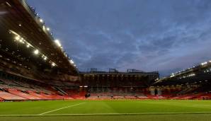 Das Old Trafford, auch "Theatre of Dreams" genannt, ist das Stadion von Manchester United, hat ein Fassungsvermögen von 76.212 Personen.