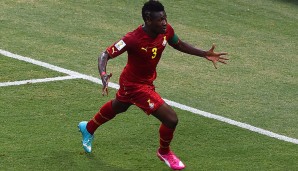 ASAMOAH GYAN: Der Rekordnationalspieler führt Ghana an. Gyan hat eine sensationelle Torquote von 48 Treffern in 97 Spielen für seine Nationalmannschaft. Momentan verdient er sein Geld in Dubai bei Al-Ahli