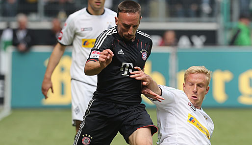 So einfach wollte sich der Meister aber nicht geschlagen geben. Vor allem dank Doppelpacker Franck Ribery glichen die Bayern aus, bevor...
