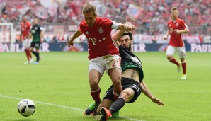 FC BAYERN MÜNCHEN - FC AUGSBURG 6:0: Wenn Philipp Lahm gedacht hat, dass die Gegner ob seiner letzten Saison etwas Gande walten lassen... Dann denkt er es jetzt nicht mehr