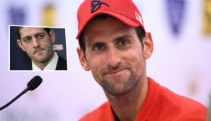 Ob es jetzt cooler ist, als Lookalike einen Esel oder einen streitbaren Politiker zu haben, sei dahingestellt. Novak Djokovic und Paul Ryan haben jedenfalls durchaus Ähnlichkeit.