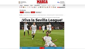 Kommen wir nun zu den Spaniern: Die Marca spricht bei der Dominanz des FC Sevilla sogar von der Sevilla League