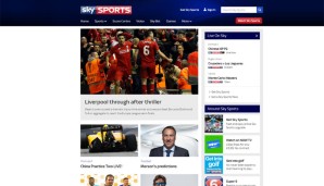 Ganz trocken geht es dagegen bei Sky Sports zu. Liverpool nach Thriller durch. Emotionen pur