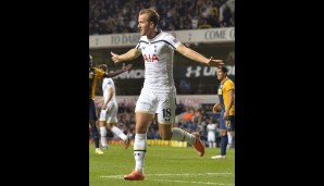 9. Platz: u.a. Harry Kane von Tottenham Hotspur (5 Tore)