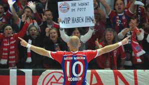 Erneut sorgt Arjen Robben für die Entscheidung in einem Finale gegen den BVB - diesmal in der 107. Minute der Verlängerung. Thomas Müller erhöht in der Nachspielzeit auf 2:0 und der Pott wandert nicht in den Pott, sondern nach München.