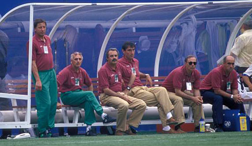 1991, nach zehn Titelgewinnen in vier Jahren mit dem AC Mailand, stieg Sacchi zum Nationaltrainer Italiens auf. Zunächst hatte er durchaus Erfolg