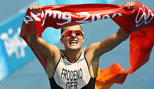 Die Erfüllung eines Traums: Jan Frodeno holt 2008 in Peking die olympische Goldmedaille