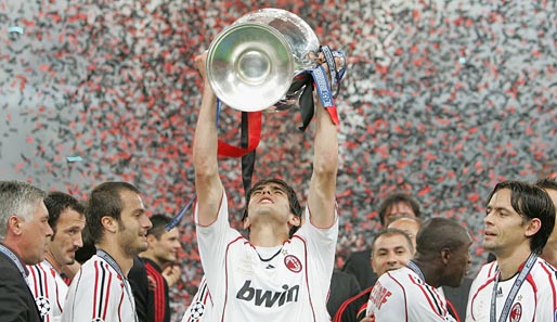Einer seiner größten Erfolge: Champions-League-Sieger 2007. Im Finale schlugen die Rossoneri Liverpool mit 2:1. Die Rache für die Final-Niederlage von 2004 war geglückt
