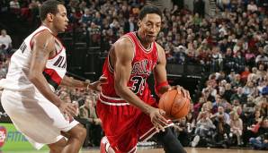Platz 17: SCOTTIE PIPPEN - 3.642 Punkte in 208 Spielen - Chicago Bulls, Houston Rockets, Portland Trail Blazers