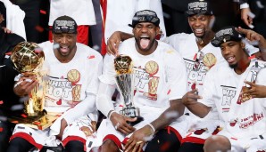 3 Titel - Miami Heat: Nicht einen, nicht zwei, nicht vier, nicht fünf, sondern drei Titel gab es bislang in South Beach. Zwei davon mit LeBron James, alle drei mit Dwyane Wade (2006, 2012, 2013)