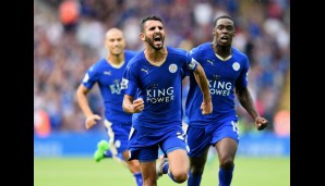 Rang 5: Riyad Mahrez von Leicester City (17 Tore)