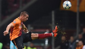 Rang 7: Lukas Podolski von Galatasaray SK (12 Tore)