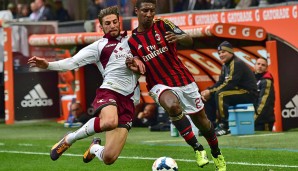 Kevin Constant (r.) soll Trabzonspors linke Seite beackern: Er kam vom AC Mailand