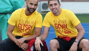 Künftig das Duo im Galatasaray-Tor: Fernando Muslera (r.) war schon da, Nationalspieler Sinan Bolat ist sein neuer Herausforderer