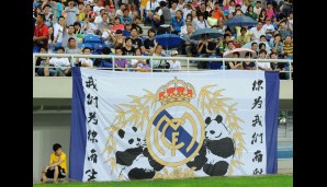 Während eines Freundschaftsspiels in Tianijin (China) war der spanischen Rekordmeister und Barca-Erzrivale Real Madrid die große Attraktion