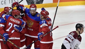 Russland hatte das erste Gruppenspiel gegen Tschechien verloren