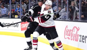 Matthias Plachta versuchte sich letzte Saison bei den Arizona Coyotes in der NHL