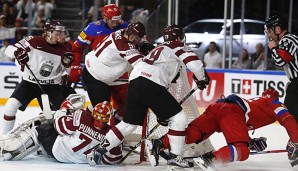 Russland hat sich bei der WM gegen Lettland durchgesetzt