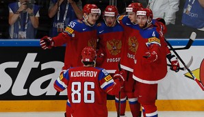 Das russische Team konnte den Einzug ins Halbfinale bejubeln