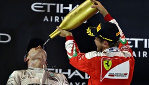Nico Rosberg und Sebastian Vettel waren Konkurrenten
