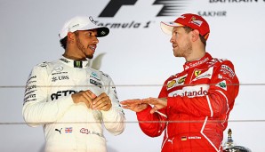 Vettel und Hamilton liefern sich ein Duell auf Augenhöhe