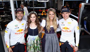 RED BULL: Max Verstappen, Daniel Ricciardo - beide Fahrer haben für die nächste Saison Vertrag. Darauf hat Motorsportchef Helmut Marko immer wieder hingewiesen