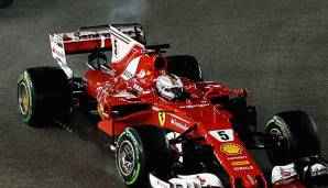 Medien: Motor im Vettel-Ferrari nicht beschädigt