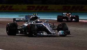 Valtteri Bottas gewinnt in Abu Dhabi vor Weltmeister Lewis Hamilton