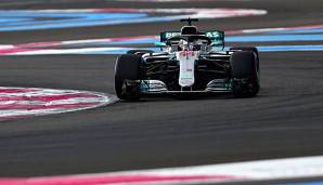 Lewis Hamilton hat sich die Pole Position in Frankreich gesichert.
