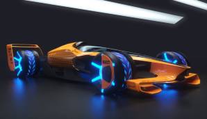 Wie sieht die Formel 1 im Jahre 2050 aus? McLaren hat die Köpfe zusammengesteckt und mit dem "MCLExtreme Vision 2050" einen futuristischen Boliden entworfen, bei dem selbst Batman neidisch werden dürfte. Hier gibt's das Monster im Detail.