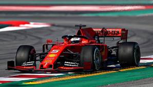 Sebastian Vettel war am Vormittag Schnellster in Barcelona.
