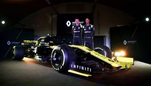 Gesteuert wird die schwarz-gelbe Rennmaschine von den beiden Piloten Nico Hülkenberg und Daniel Ricciardo.