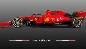 Im Heckbereich versteckt sich zudem ein kleiner T-Flügel, damit die Luft geordneter an den Heckflügel strömt. Achja: Der neue Vettel-Flitzer hört auf den Namen SF90 - passend zum 90-jährigen Jubiläum.