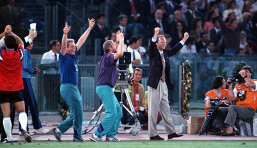 Franz Beckenbauer im WM-Finale 1990: Der Kaiser erklärte das DFB-Team damals für unschlagbar