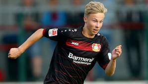 Platz 29: Sam Schreck (Bayer Leverkusen) - mögliche Steigerung: 17 Punkte (61 auf 78)
