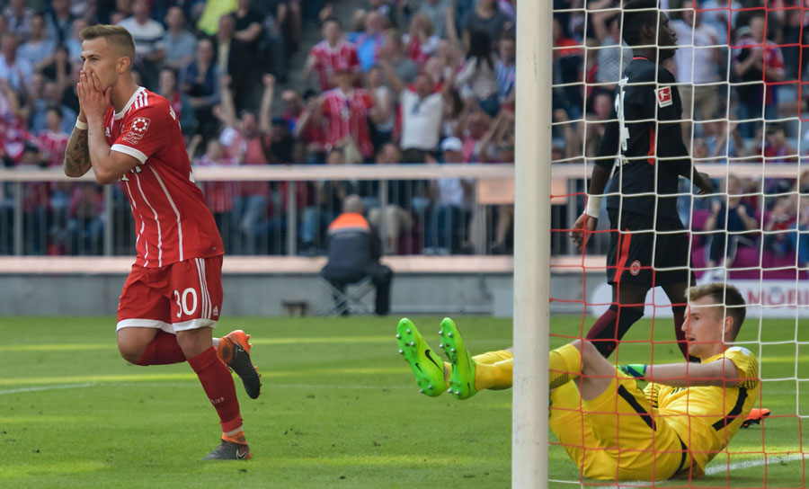 28.04.2018 - Niklas Dorsch (Bayern München) - Gegner: Eintracht Frankfurt.