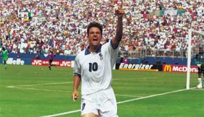 Roberto Baggio (Italien) - Stärkste Karte: 93