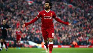 Platz 2: Mohamed Salah (FC Liverpool) - Gesamtstärke 88.