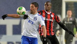 Kevin Kuranyi (l.) gelang mit Dynamo Moskau der Einzug in die Europa League
