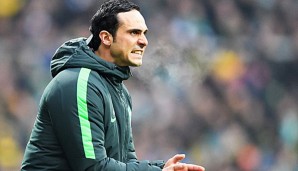 Alexander Nouri steht beim SV Werder Bremen unter Druck