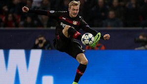 Julian Brandt hat bei Bayer Leverkusen den Sprung zu den Profis geschafft