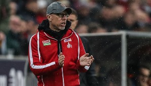 Peter Stöger und der 1.FC Köln liegen derzeit auf Europa-Kurs
