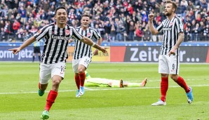 STURM - Marco Fabian (Eintracht Frankfurt) - Gab schon in der ersten Halbzeit gefährliche Schüsse ab, in der Schlussphase drehte Marco Fabian die Partie mit seinen beiden Treffern dann im Alleingang