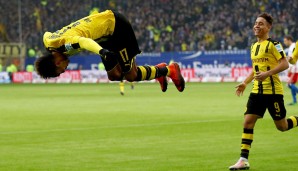 05.11.16: Pierre-Emerick Aubameyang (Borussia Dortmund) gegen Hamburger SV