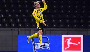 21.11.20: Erling Haaland (Borussia Dortmund) gegen Hertha BSC